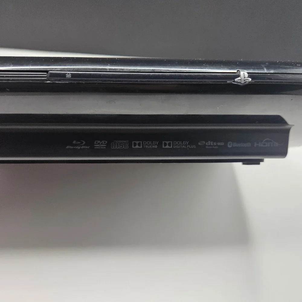 Sony PlayStation 3 PS3 Super Slim Console Black HDMI Power Cables Tested